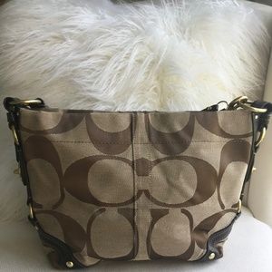 Coach Signature Carly Handbag